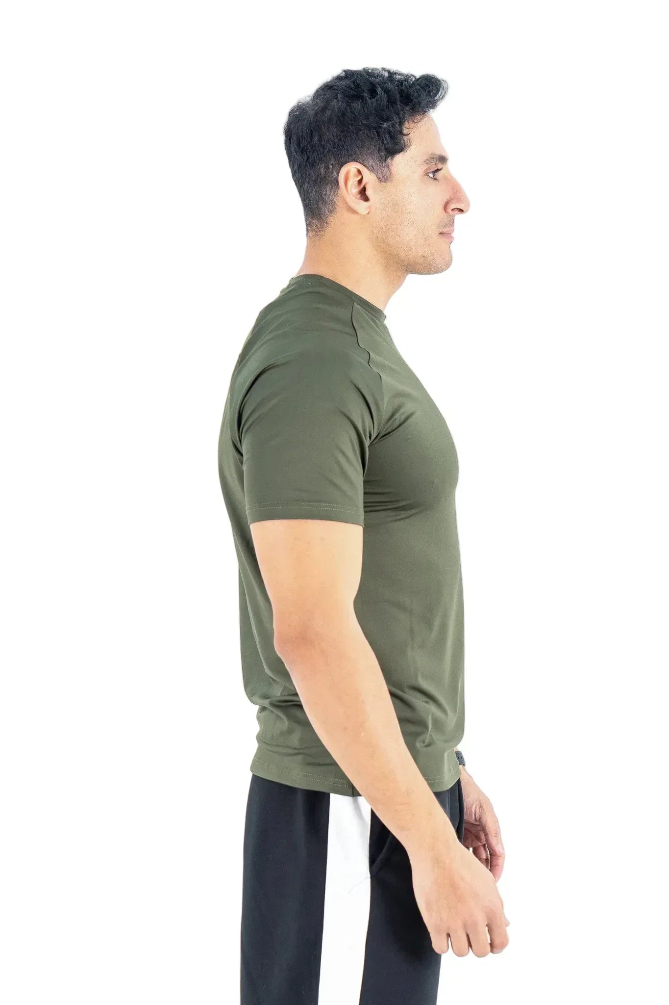 Beastr Men Performance Tee - Olive - BEASTR